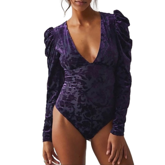 Magic Hour Bodysuit Purple Size S - Picture 1 of 7